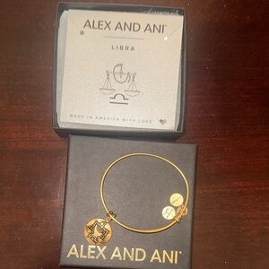 Alex and Ani Gold Libra Zodiac Bracelet
